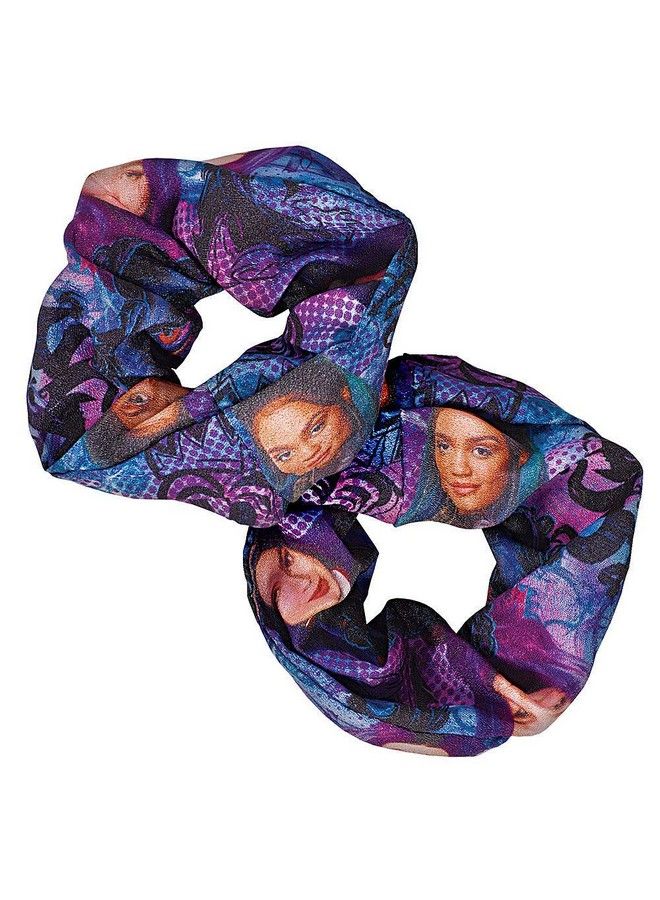 Amscan Disney Descendants 3 Scrunchies ; 4" ; Multicolor 4 Pcs. - Image 1