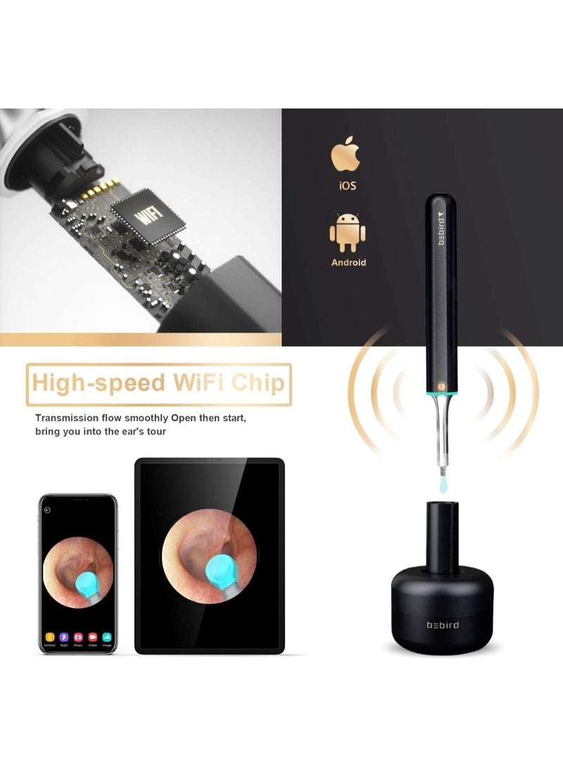 Bebird Ear Wax Removal Tool X17 Pro  Camera with Endoscope, All-Aluminum Body, High-Speed ​​WiFi, 6-Axis Smart Gyroscope Safe and Professional 1080P, Visual Smart Ear Cleaner with Camera for Kids, Adults and Pets  - Image 2