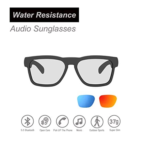 OhO sunshine OhO Smart GlassesSafety Glasses with Bluetooth SpeakerIndoorOutdoor UV Protection and Voice ControlUnisexBlue Light Lens - Image 3
