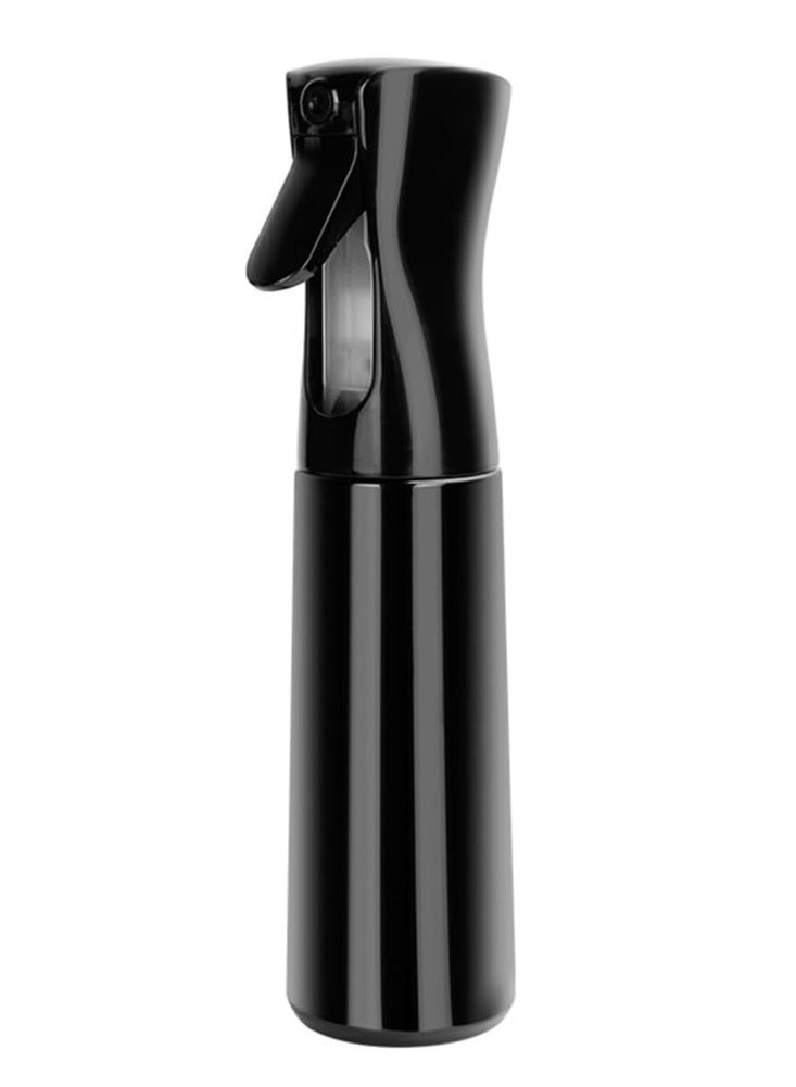 تي نيوفون زجاجة رذاذ شعر - رذاذ مائي فائق النعومة مستمر لتصفيف الشعر والتنظيف والعناية بالنباتات والرش والعناية بالبشرة (أسود، 10.1 أونصة) - Image 1