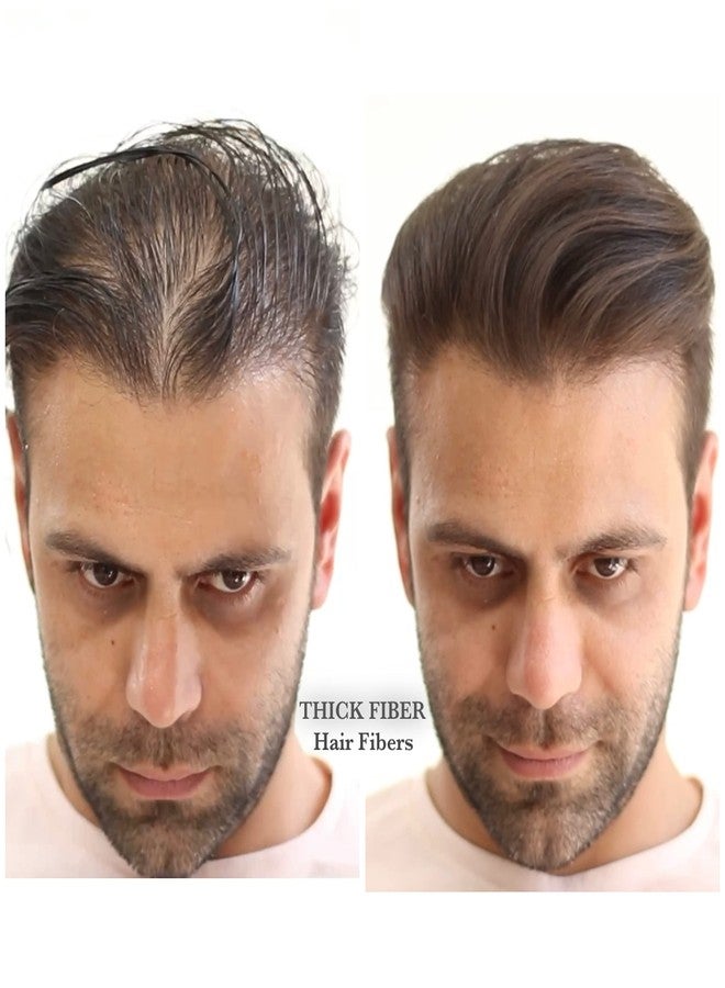 Thick Fiber - Hair Building Fibers 12 g (Pack of 1) (Dark Brown) - Hair Fibres For Thin & Bald Spots- Thickening Fiber For Men & Women - Image 3