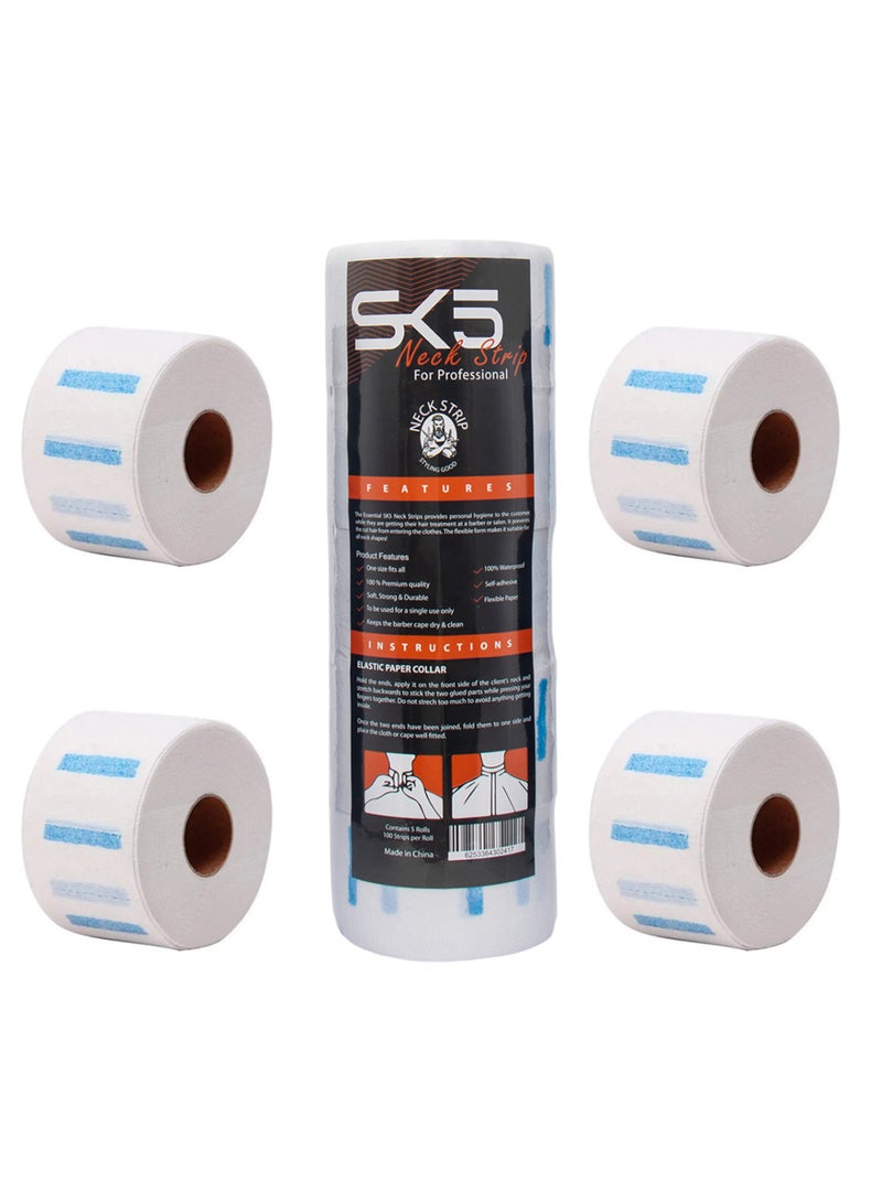 SK5 Professional Salon Neck Paper Rolls - Hygienic Disposable Solution (2 Pack) - Image 2