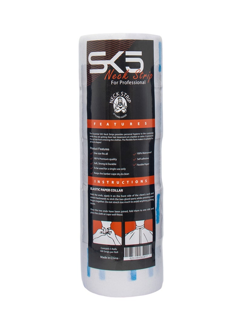 SK5 Professional Salon Neck Paper Rolls - Hygienic Disposable Solution (2 Pack) - Image 3