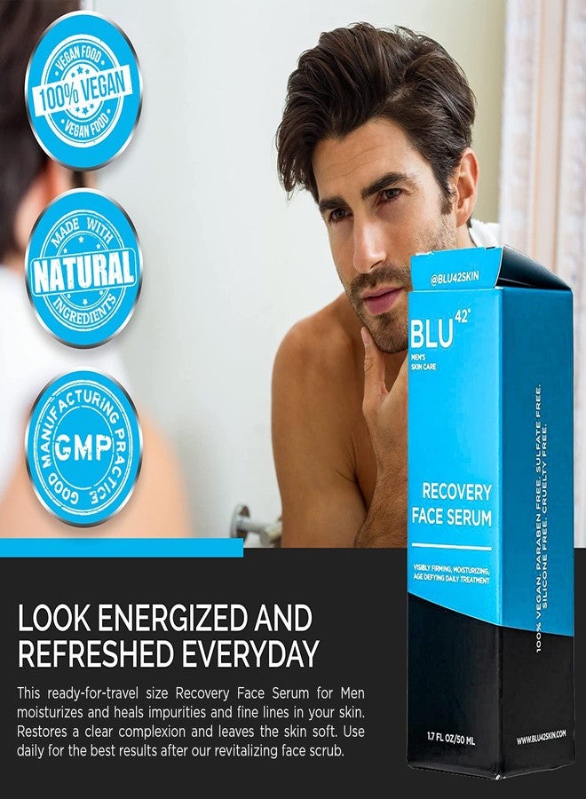 Blu42 Men's Recovery Face Serum | Anti-Aging, Hydrating for most skin types | 50ml - Image 3