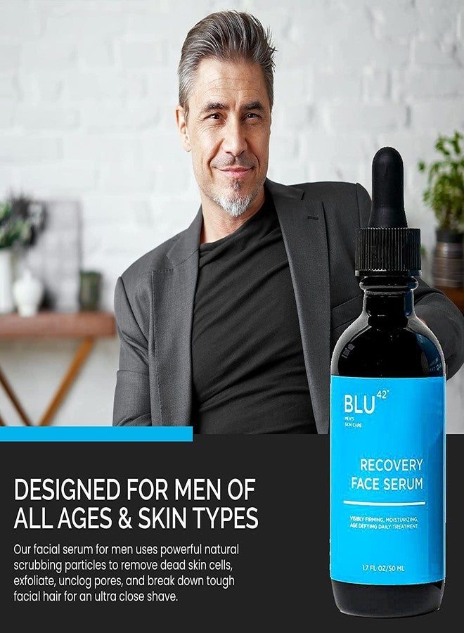 Blu42 Men's Recovery Face Serum | Anti-Aging, Hydrating for most skin types | 50ml - Image 2