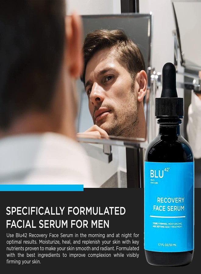 Blu42 Men's Recovery Face Serum | Anti-Aging, Hydrating for most skin types | 50ml - Image 5