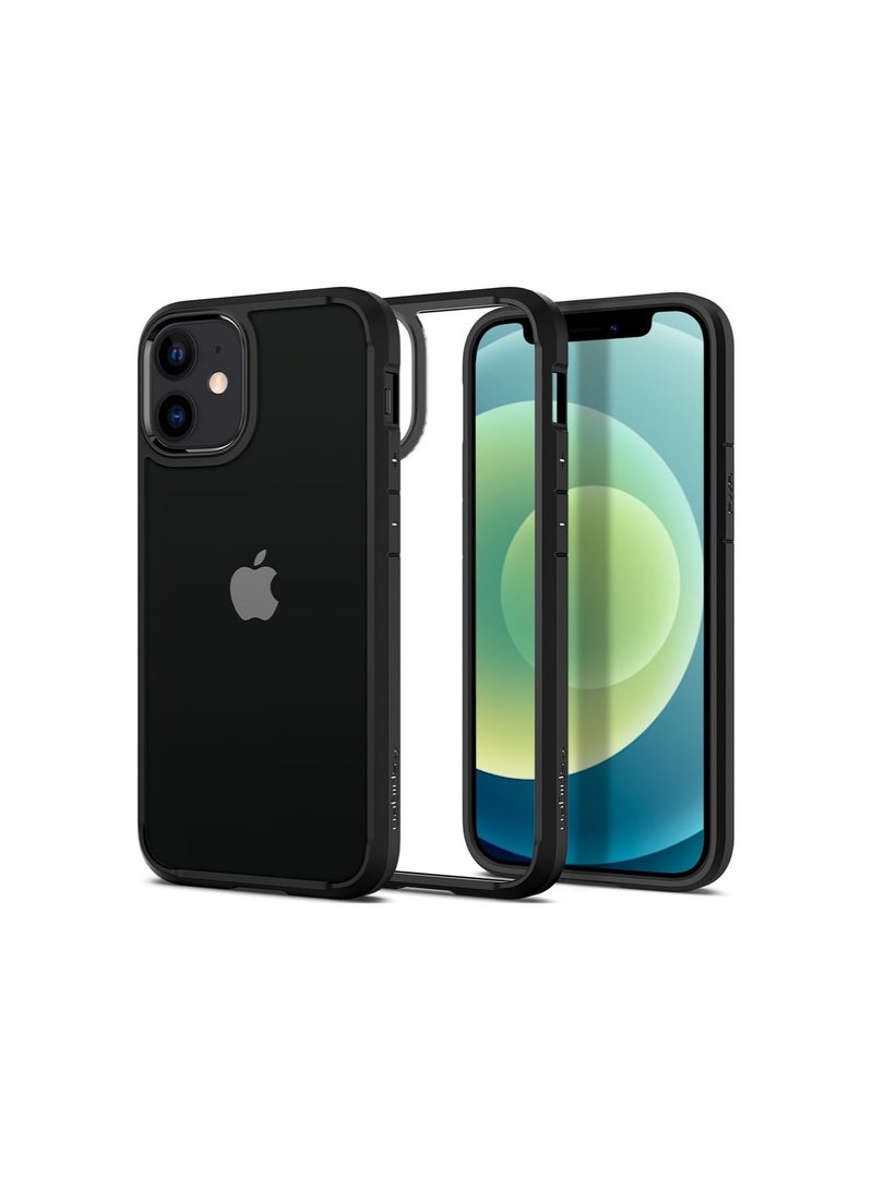 سبايجن سبيجن آيفون 12 ميني كريستال هايبرد أسود مطفي - Image 3