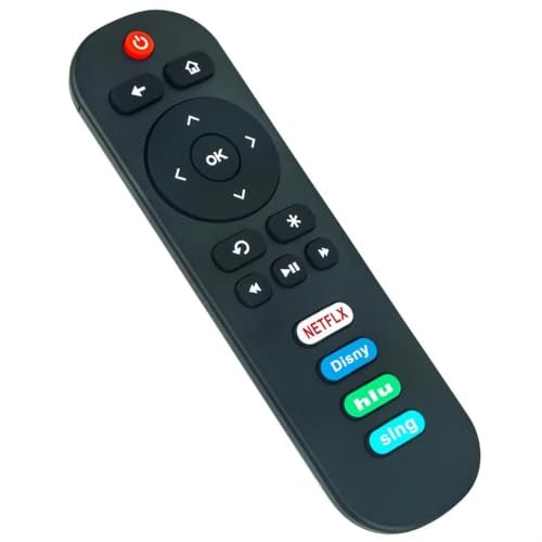 ZdalaMit Replacement Remote Control Applicable for TCL Roku TV 65S535 50S535 50S423 32S325 55S423 49S325 55S535 40S305 43S325 43S425 43S423 65S425 43S525 32S327 65S405 49S515 65S423 40S325 55S425 49S403 75S435 - Image 4