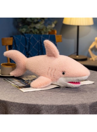 Large Marine Animal Shark Plush Toy Creative Sawtooth Shark Fish Doll Big Doll Gift-Color:Pink-Height:70cm.（0.55Kg） - pzsku/Z99594D669A7882E407DBZ/45/1745407864/593489fd-1a47-4acc-ac44-54b0d3e283a5