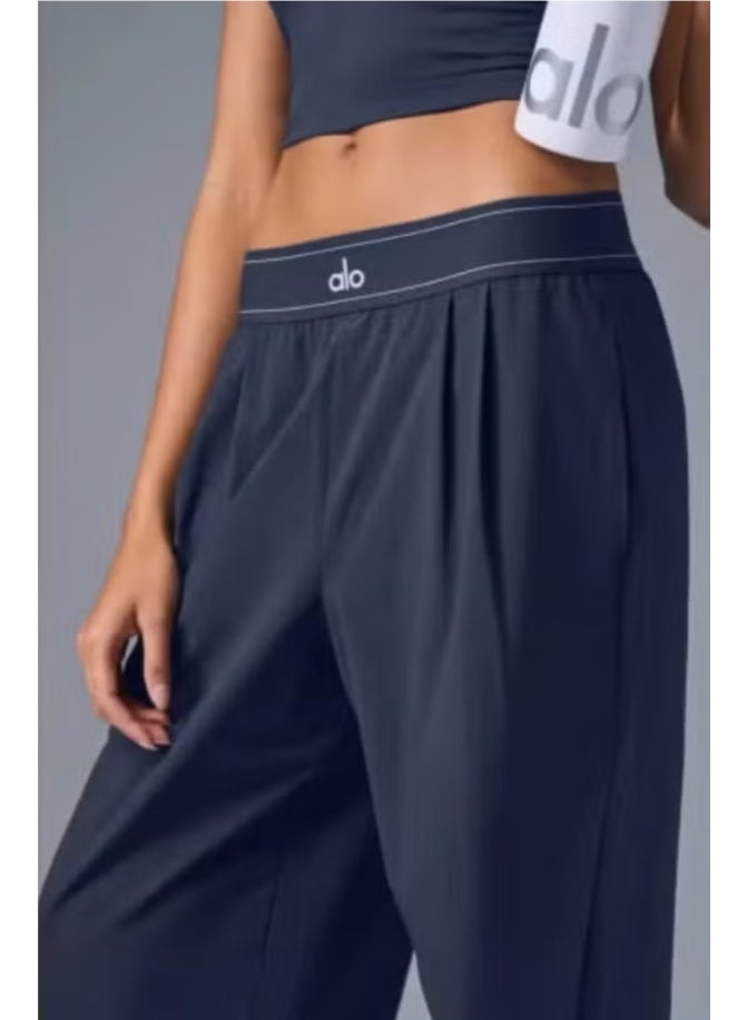 alo YOGA high-waisted wide-leg slacks - Image 1