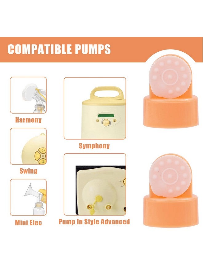 PEUTIER 12pcs Breast Pump Parts Compatible with Medela, Membranes Valves for Breast Pump Accessories Replacements Compatible with Pump in Style Advanced Harmony Swing Hand Pumps - Image 3