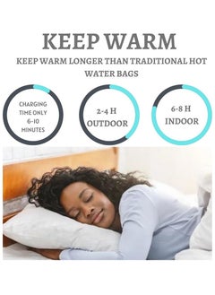 Prime by javaudan Electric Hot Water Bag For Body Pain Hot Water Bottle Set with Cover Small Hot Water Bottle Back Neck Waist Legs Children Baby Adult The Best Winter Gifts Bundle Offer 2 Pcs  - Image 2