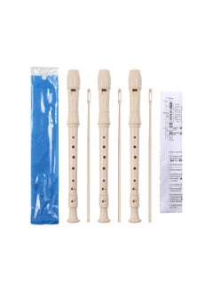 Megarya 8-Hole German Soprano Recorder With Cleaning Stick And Pouch Beginner Flute Descant Recorder Woodwind For Beginners Learners For Schools Recorder Programs  - Image 5