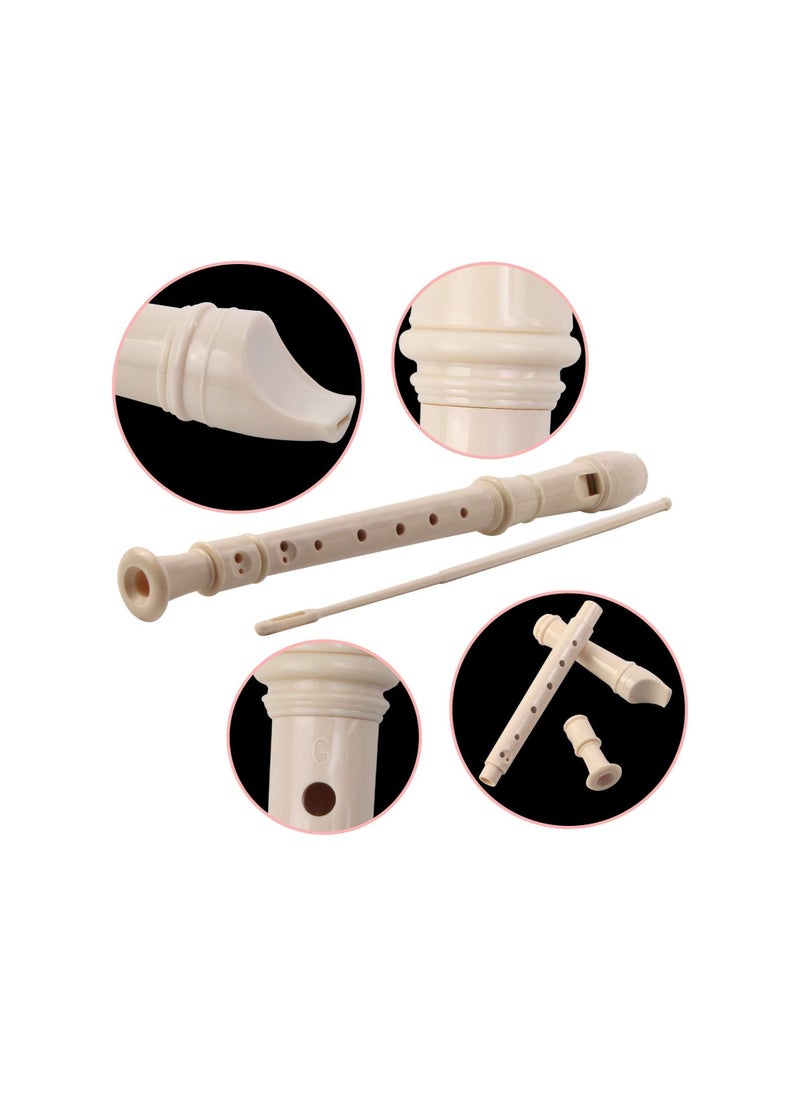 null - Megarya 8-Hole German Soprano Recorder With Cleaning Stick And Pouch Beginner Flute Descant Recorder Woodwind For Beginners Learners For Schools Recorder Programs - Image 1