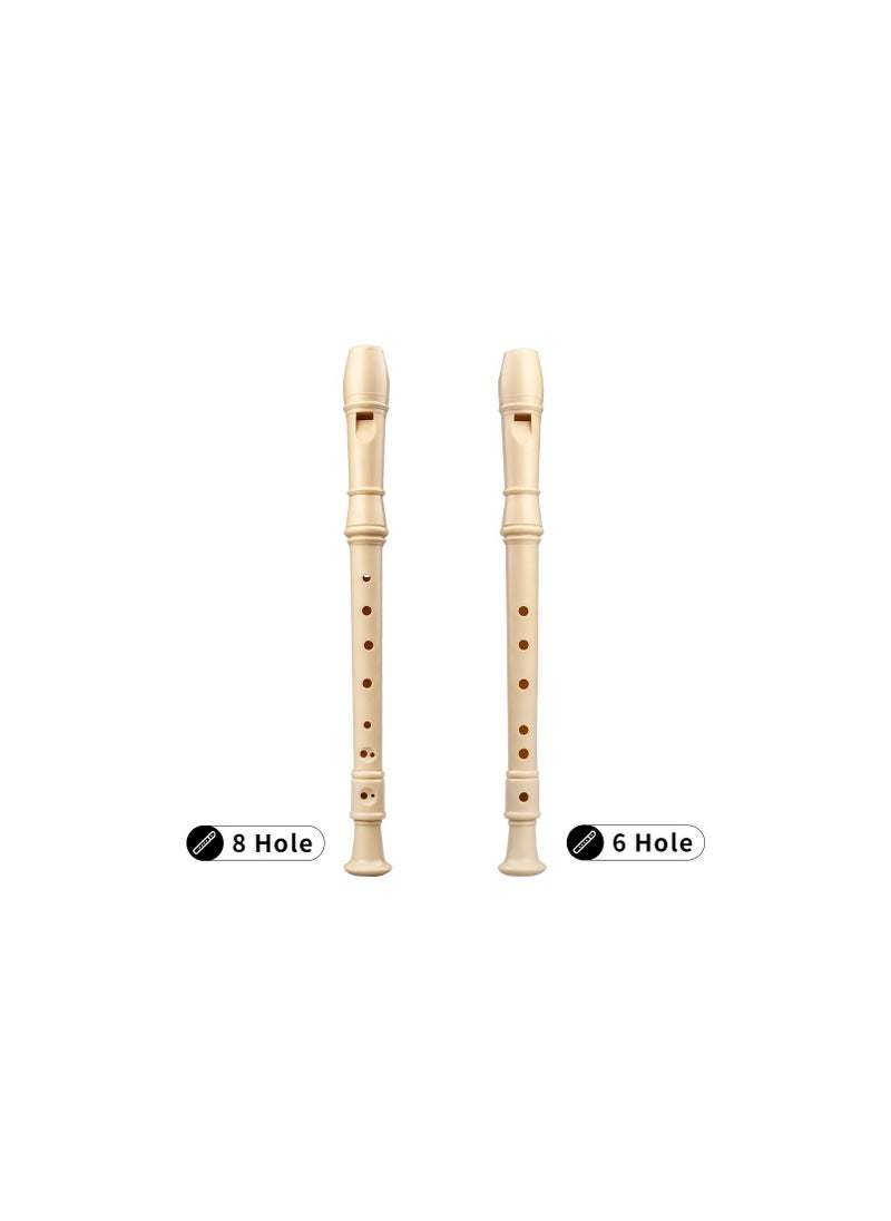 null - Megarya 8-Hole German Soprano Recorder With Cleaning Stick And Pouch Beginner Flute Descant Recorder Woodwind For Beginners Learners For Schools Recorder Programs - Image 1