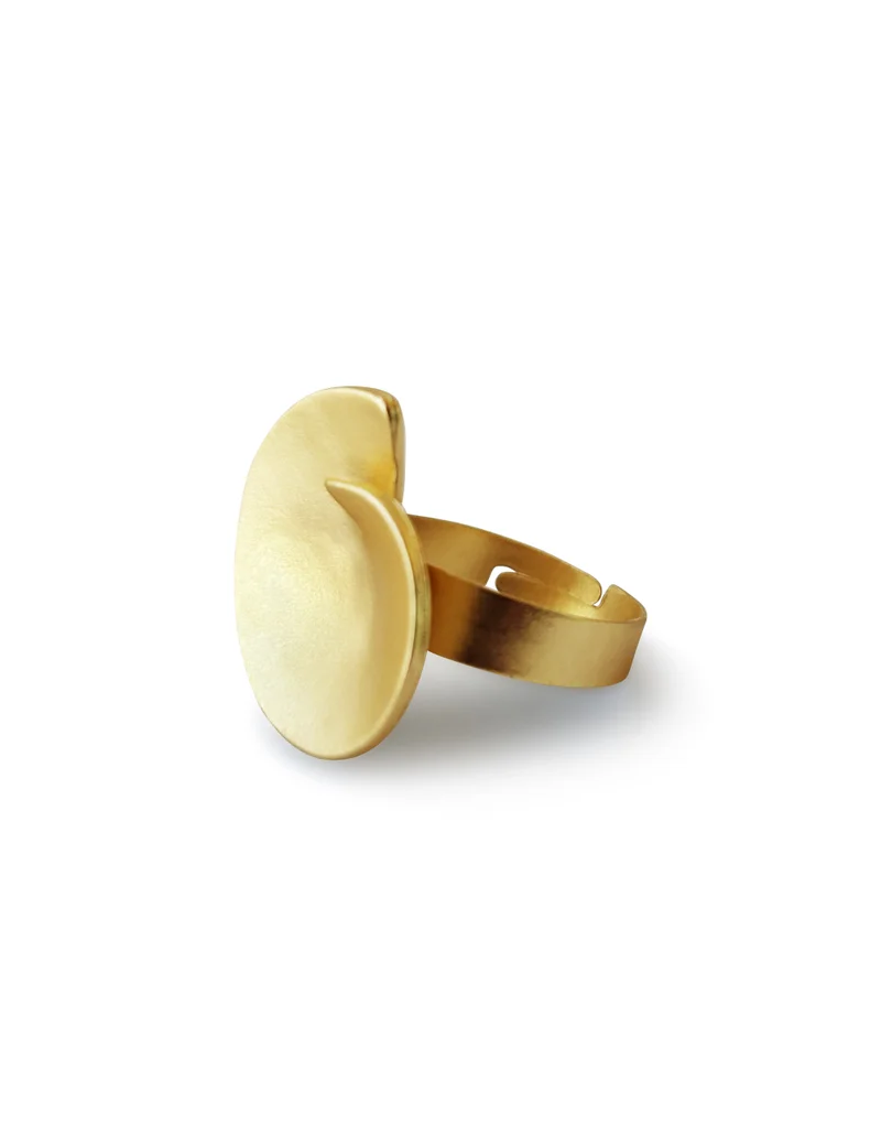 هزمير جولري Mystic Matte Round Chunky Ring