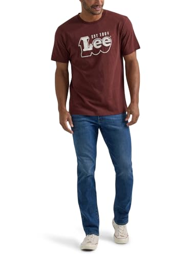 Lee Men's Short Sleeve Graphic T-Shirt, Bitter Chocolate Lee, Small - Image 3