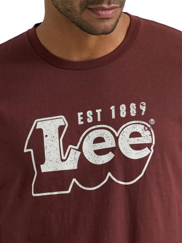 Lee Men's Short Sleeve Graphic T-Shirt, Bitter Chocolate Lee, Small - Image 2