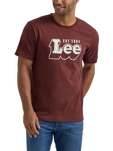 Lee Men's Short Sleeve Graphic T-Shirt, Bitter Chocolate Lee, Small - Image 5