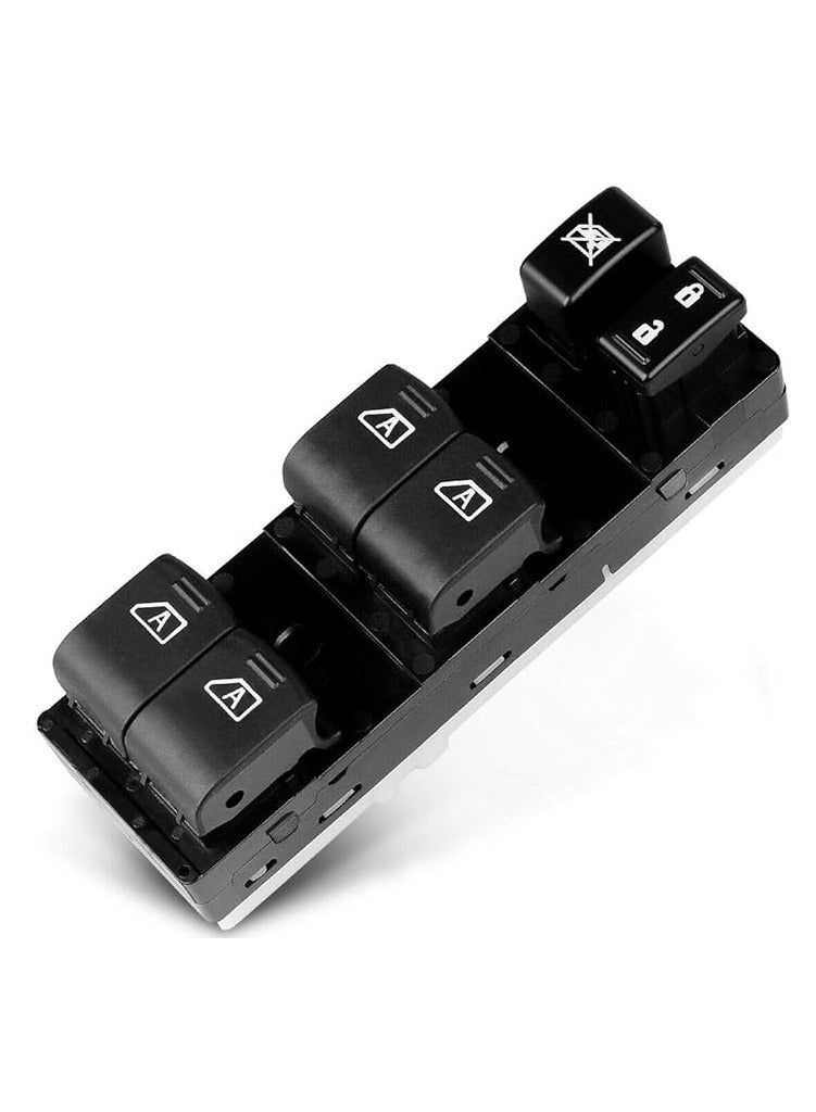Black Color Power Window Switch Driver Side - Master Window Switch for 2009-2012 Nissan Maxima 11-12   Infiniti G37 10 Pins + 3 Pins Replace 25401-1LA0A - Image 1