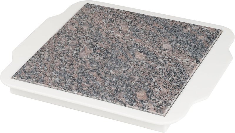 Chef Buddy Food Warmer Plate - Microwavable 9-Inch Marble Hot Plate Keeps Food Warm Longer - Great for Parties, Family Gatherings, and Holidays - Image 2