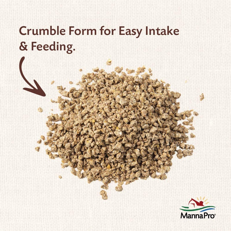Manna Pro All Flock Crumbles, Crafted with Probiotics for Gut Health & Digestion, 16% Protein for Mixed Flocks with No Artificial Colors or Flavors, Crumbled for Easy Feeding, 8 lbs - Image 3