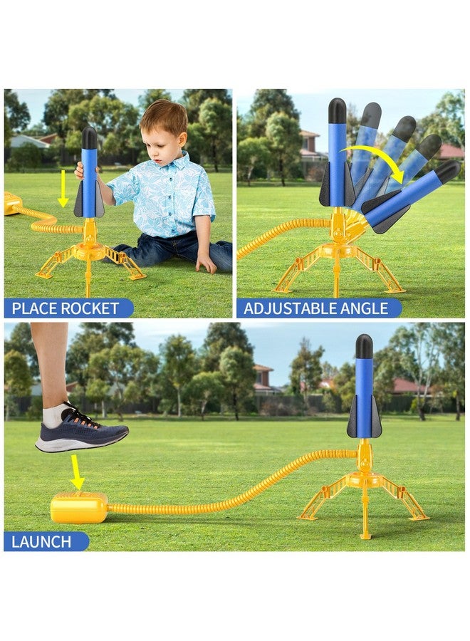 TEMI Rocket Launcher For Kids, 12 Foam Rockets And Launcher Pad, Launch Up To 100+Ft, Kids Outdoor Toys, Birthday Gift Toys For Kids Boys Girls Age 3 4 5 6 + Years Old - Image 5
