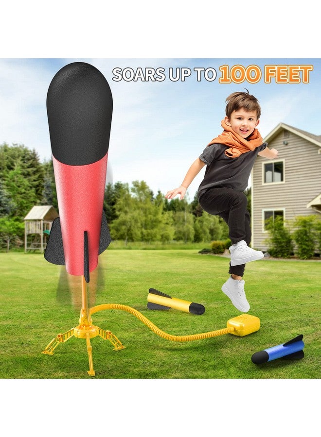 TEMI Rocket Launcher For Kids, 12 Foam Rockets And Launcher Pad, Launch Up To 100+Ft, Kids Outdoor Toys, Birthday Gift Toys For Kids Boys Girls Age 3 4 5 6 + Years Old - Image 3