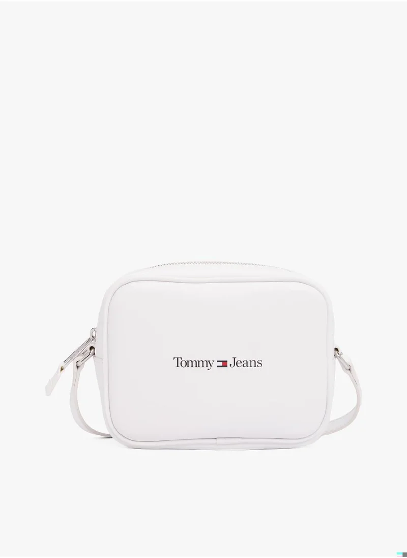 TOMMY HILFIGER Women's Camera Bag - Faux Leather, White