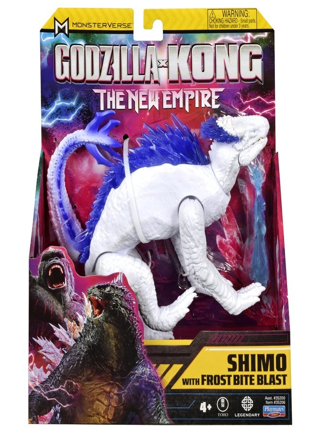 Playmates Godzilla X Kong Monsterverse 3 Inch Action Figure Basic Series - Shimo with Frost Bite Blast - Image 5