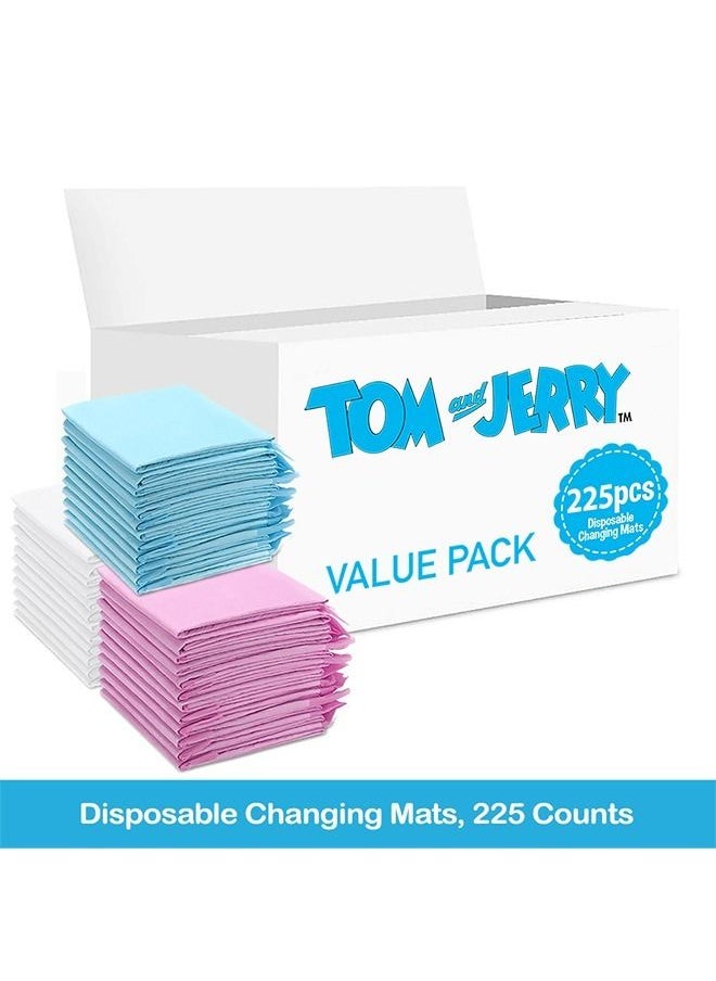 Tom And Jerry 225 Pieces Disposable Changing Mats  - Image 2