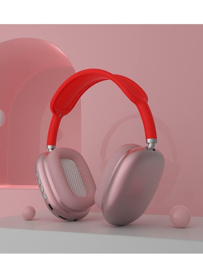 BSNL P9 Bluetooth Over-Ear Headphones Red  - Image 4