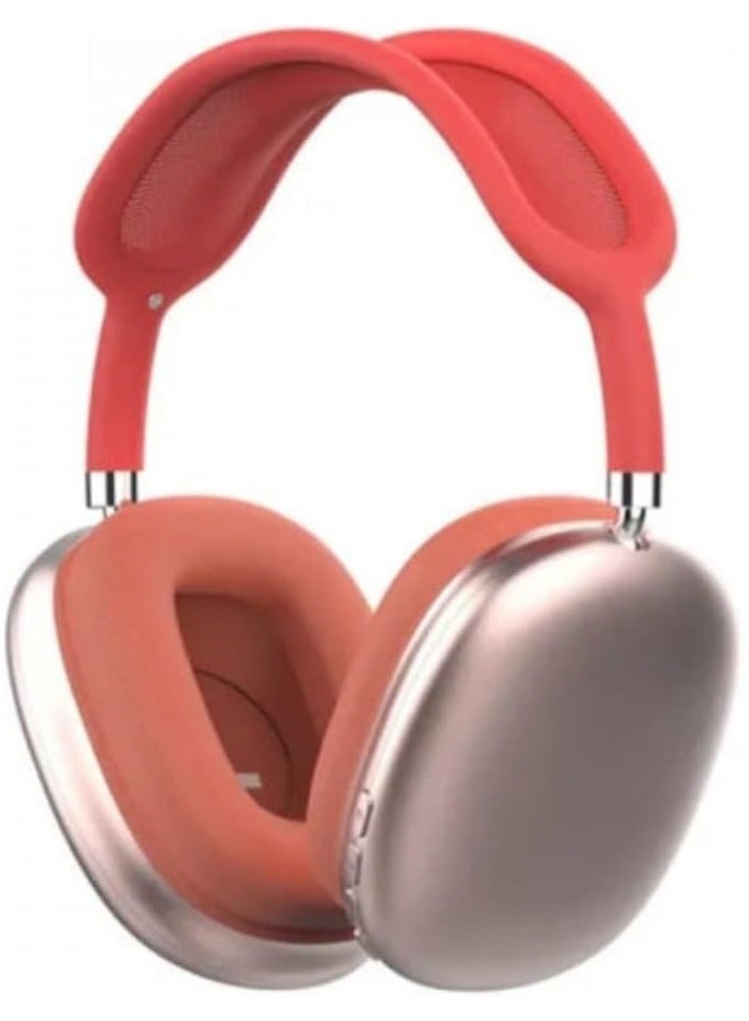 BSNL P9 Bluetooth Over-Ear Headphones Red  - Image 1