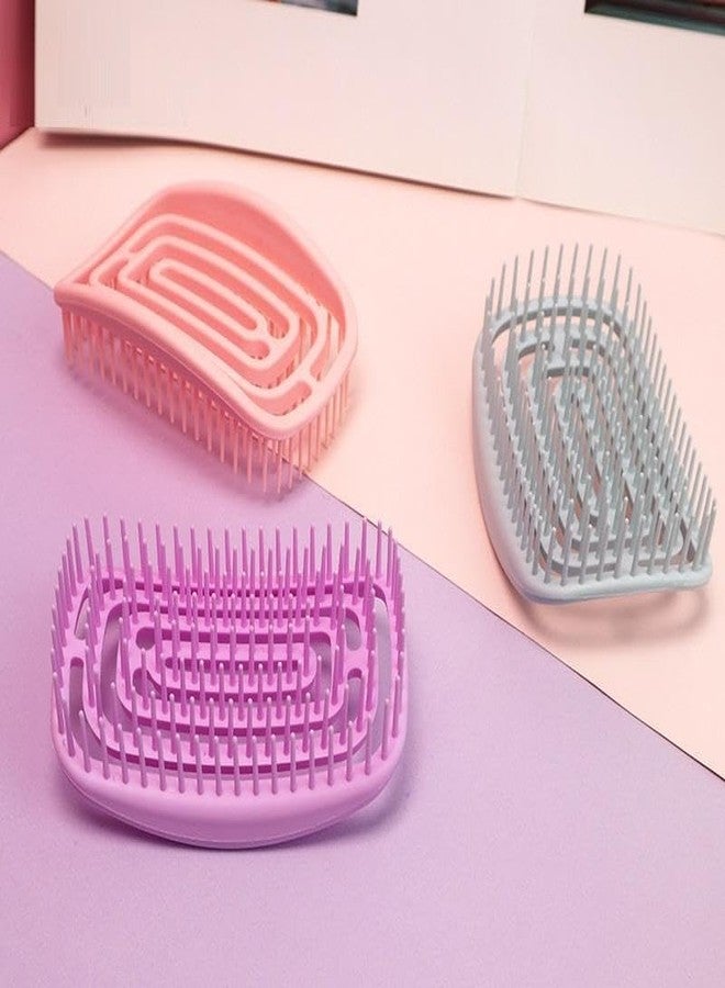 BANIRA Hairdressing Comb, Soft Flexible Anti-static, Softens and Improves Hair Texture, Shampoo Massage Scalp, For Dry & Wet Hair, Straight & Curly Hair, For Men & Women (Green) - Image 3