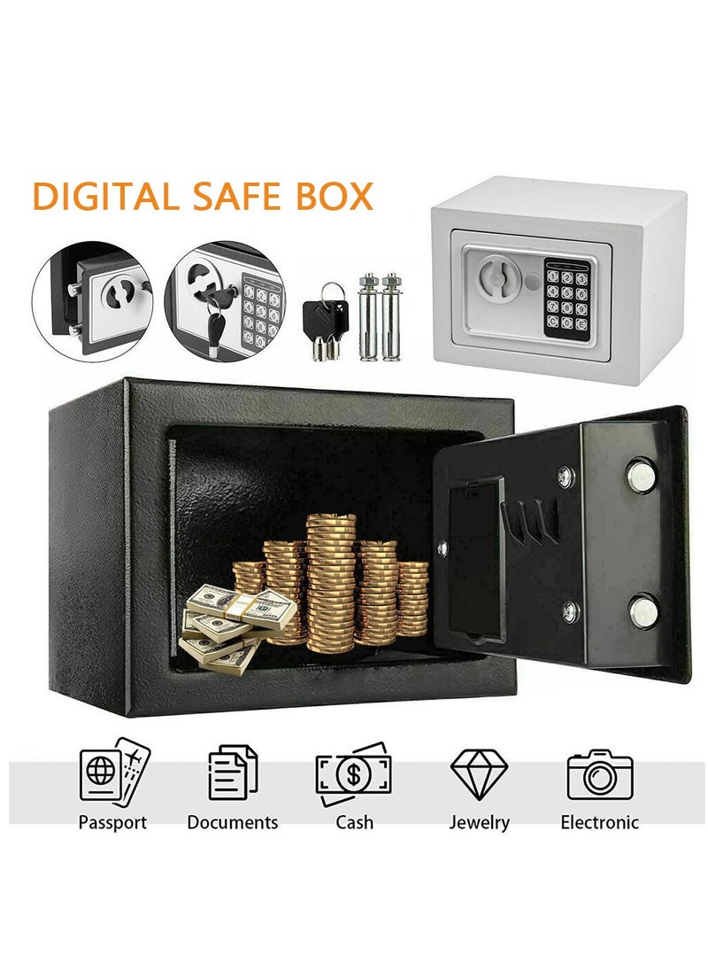 Arabest Security Safe - Digital Safe Electronic Steel Lock Box with Keypad to Protect Money, Jewelry, Passports for Home, Business or Travel, Black  - Image 3