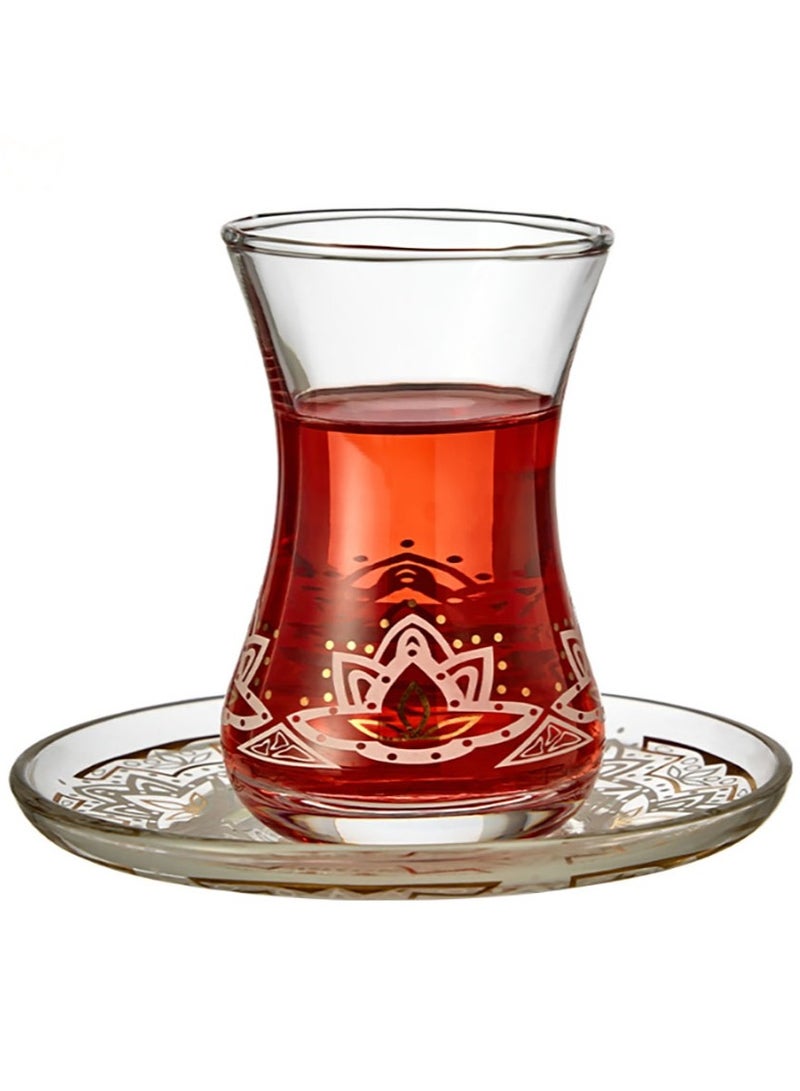 Jingke Glass Tea Cup Black Tea Cup Coffee Cup 175ml/5.9 oz  04 - Image 1