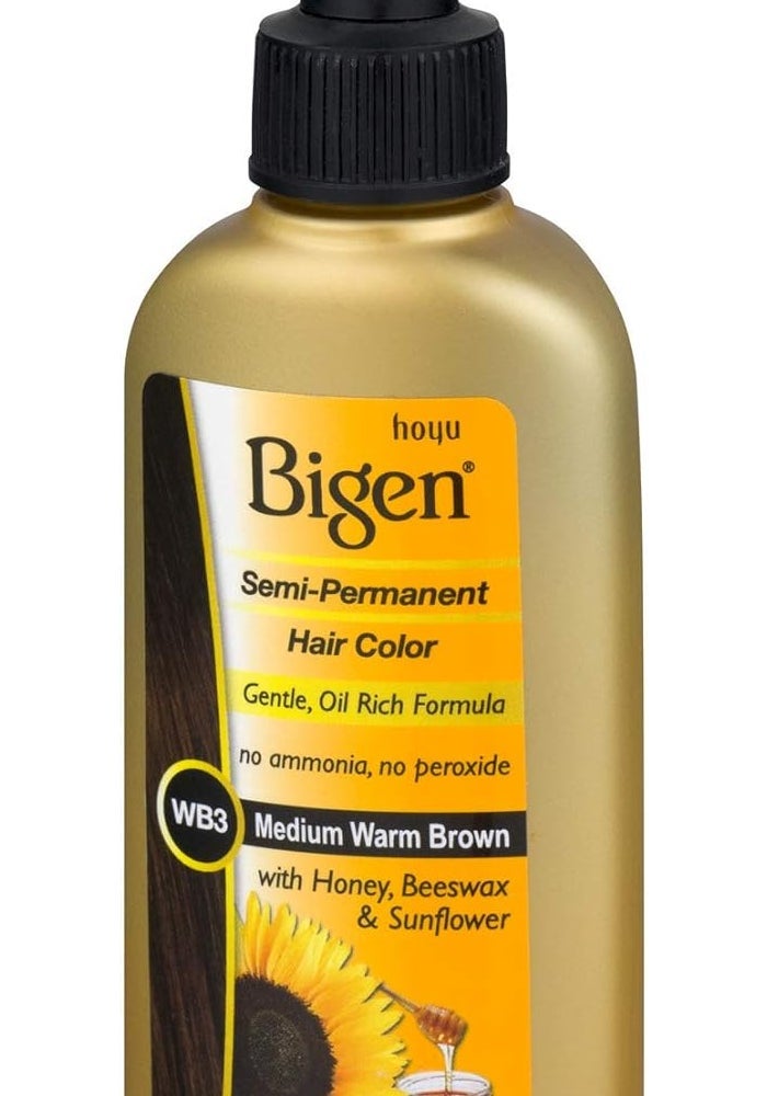 Bigen Semi-Permanent Hair Color, Medium Warm Brown, 3.0 Ounce - Image 2