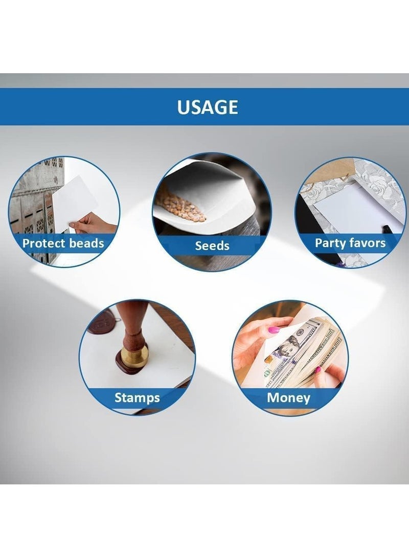 MARKQ [Pack of 3500] White Envelopes, [4” x 9"] Peel & Seal Mailing Envelope [80gsm] for Posting Home Office and Ecommerce - Image 5