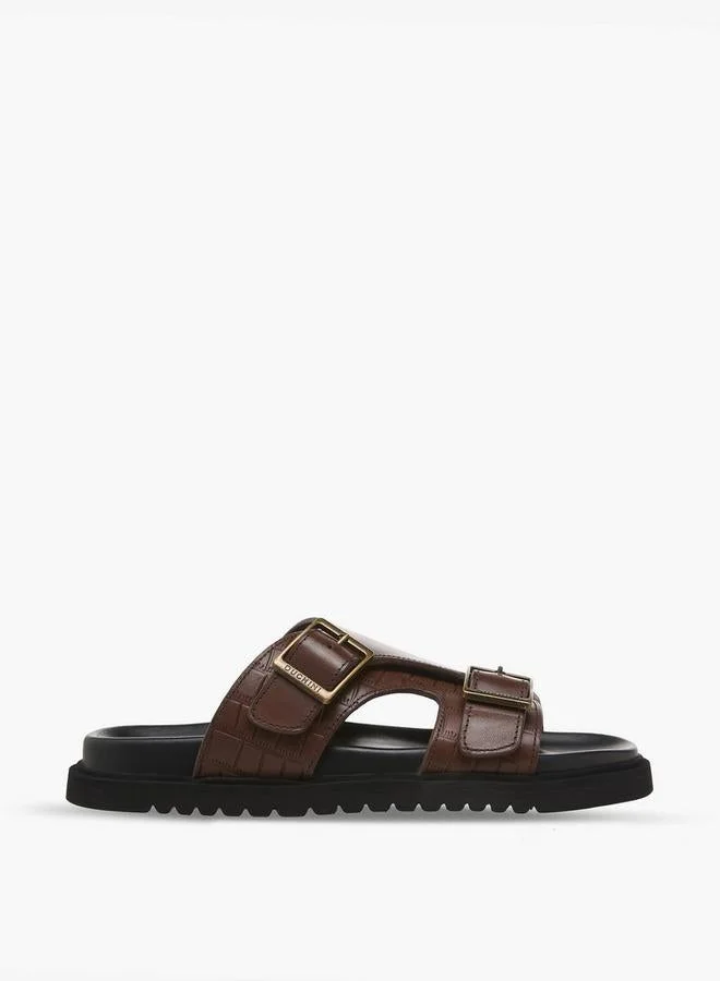 دوتشيني Men Textured Comfort Sandals