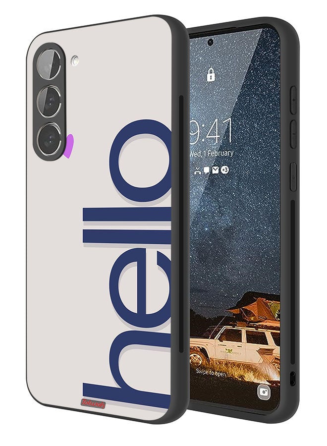 Tolwak Samsung Galaxy S23 Plus 5G Protective Case Cover Hello - Image 1
