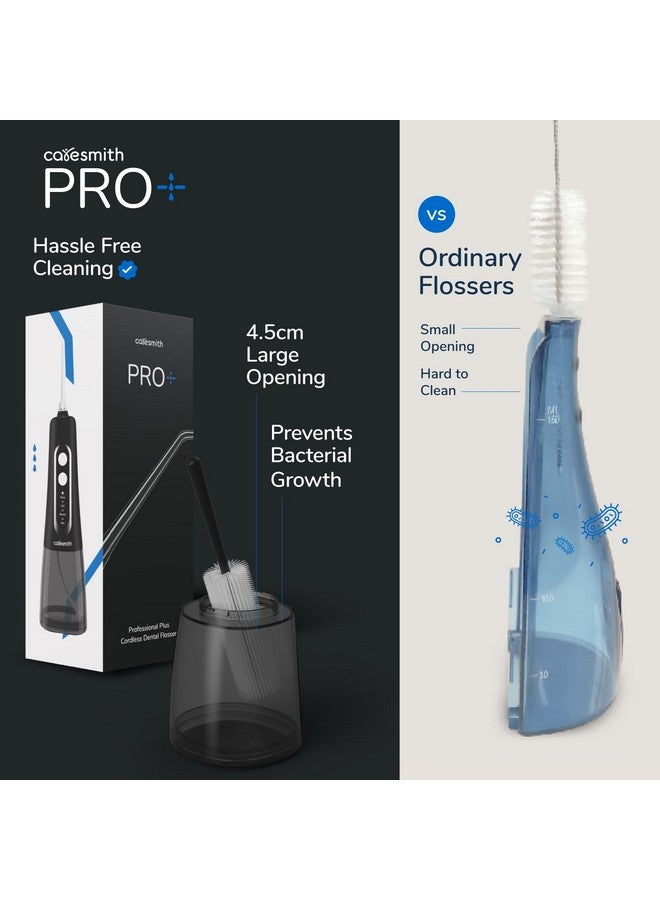 Caresmith Pro+ Cordless Oral Power Flosser | 4 Modes of Different Water Pressure Power | 300 ml Large Detachable Water Tank | IPX7 Waterproof | 2 Jet Tips - Image 5