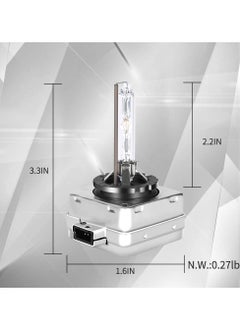 لمبة زينون HID بديلة D3S D3R 6000K بقاعدة معدنية بيضاء ومصابيح أمامية للسيارة 12 فولت ومصابيح أمامية 35 وات زوج واحد D3S D3R - pzsku/Z995ABD95814F53D77EB6Z/45/_/1696821840/ab683e5a-6407-432e-9b67-7a125d433d98