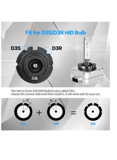 لمبة زينون HID بديلة D3S D3R 6000K بقاعدة معدنية بيضاء ومصابيح أمامية للسيارة 12 فولت ومصابيح أمامية 35 وات زوج واحد D3S D3R - pzsku/Z995ABD95814F53D77EB6Z/45/_/1696821841/70fd6647-0bfb-4ae0-bbd5-367e336a89ee