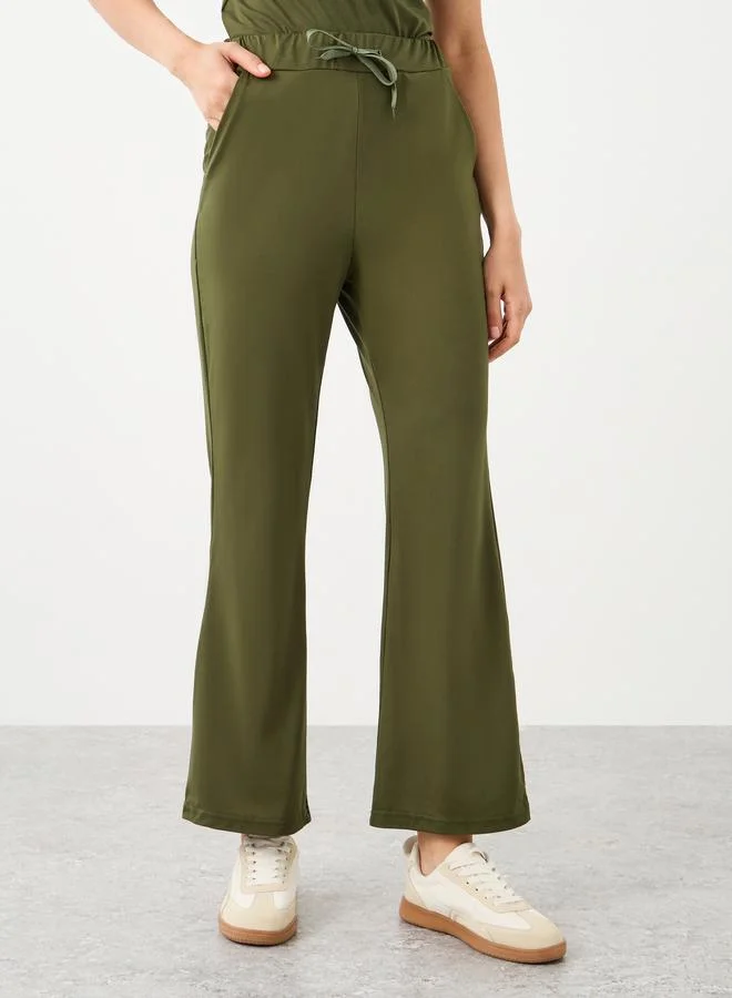 تايك تو Take Two Women Mock Neck Top and Pants Co-Ords