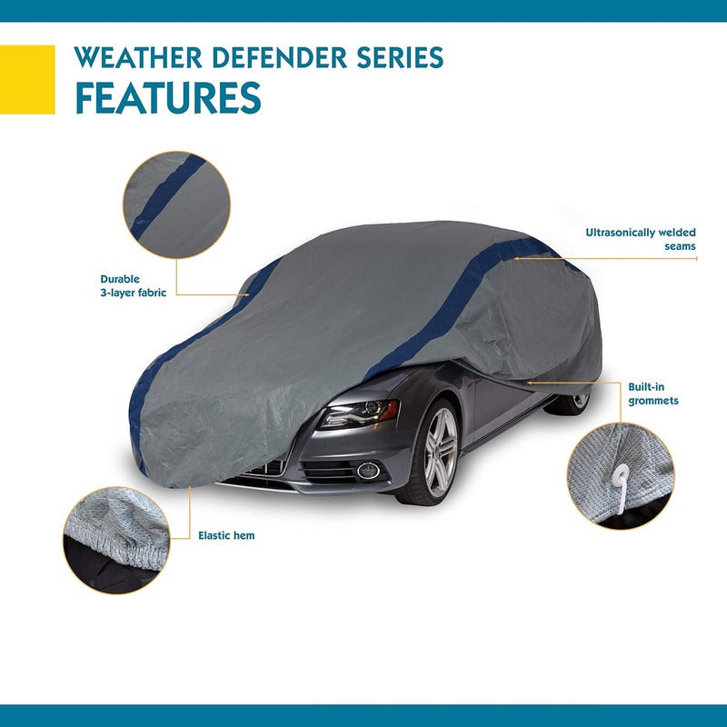 Duck Covers Weather Defender Car Cover for Sedans up to 16 ft. 8 in. L - Image 4