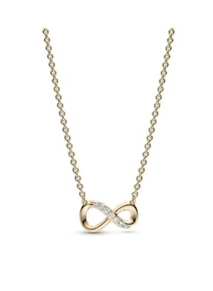 Chomel Gold Mobius Eternal Love Women's Necklace - Image 1