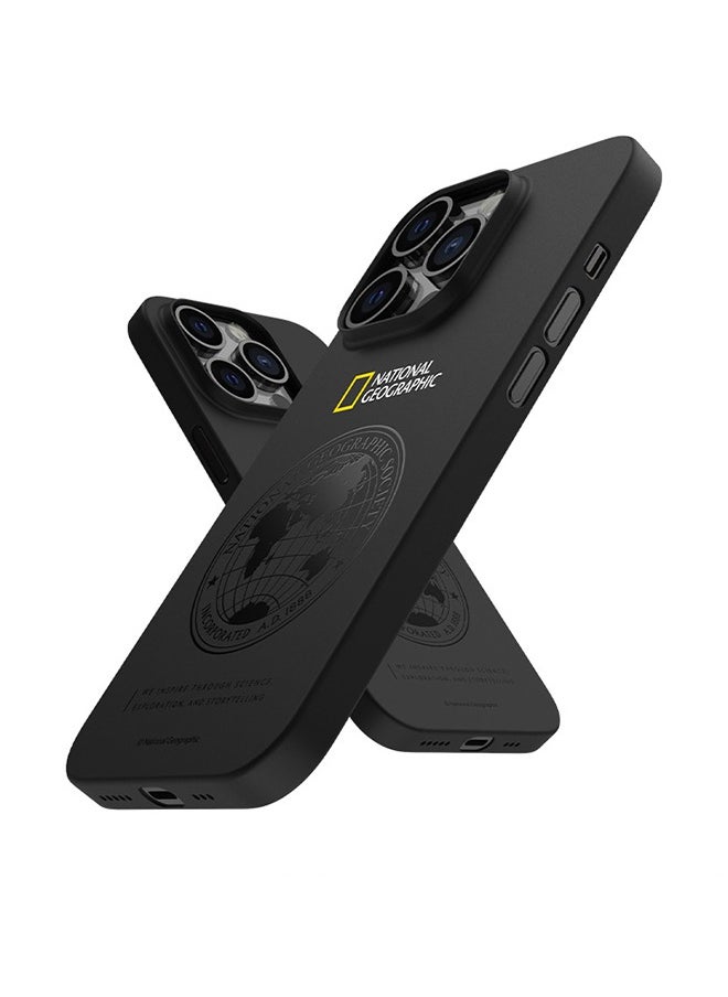 NATIONAL GEOGRAPHIC National Geographic Global Seal Ultra Slim Fit Case (iPhone 14) - Black  - Image 2