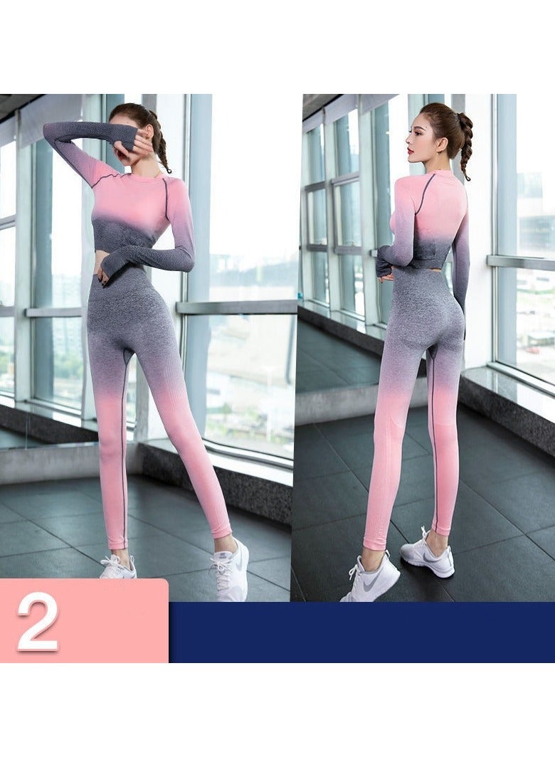 EBMINI New Pilates Yoga Training Fitness Clothing Set