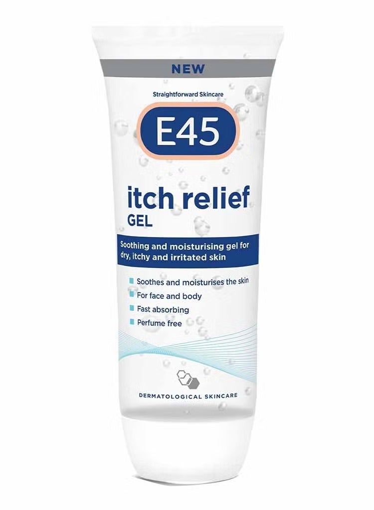 e45 Itch Relief Gel Soothing and Moisturizer Gel for Dry Itchy and Irritated Skin 100 ml