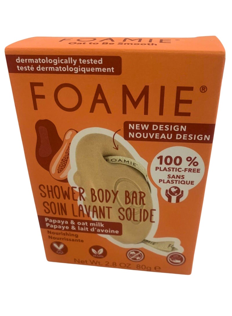FOAMIE Papaya & Oat Milk Body Bar Pack of 3 - Image 4